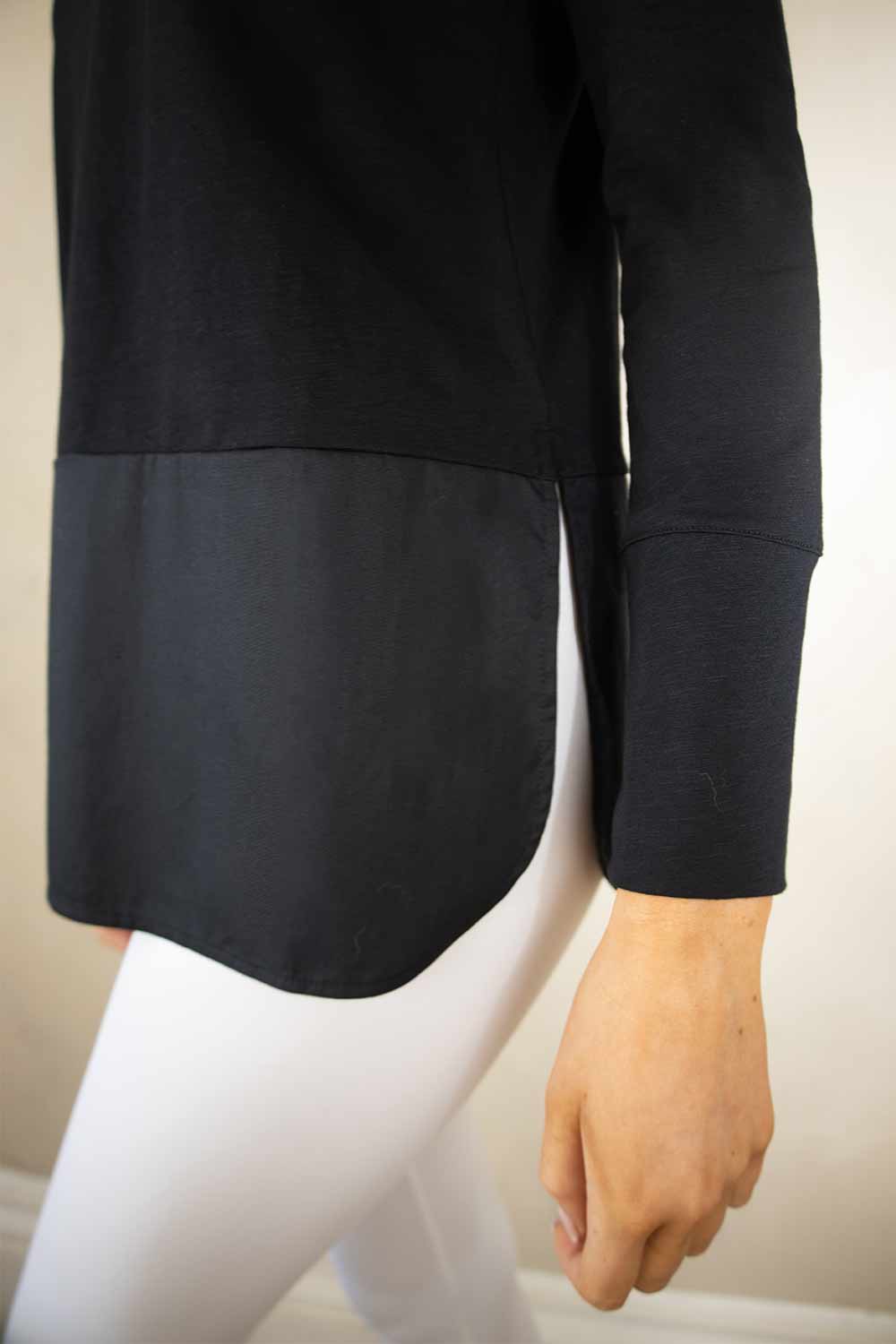 Sara Collarless Layering Shirt - No2moro